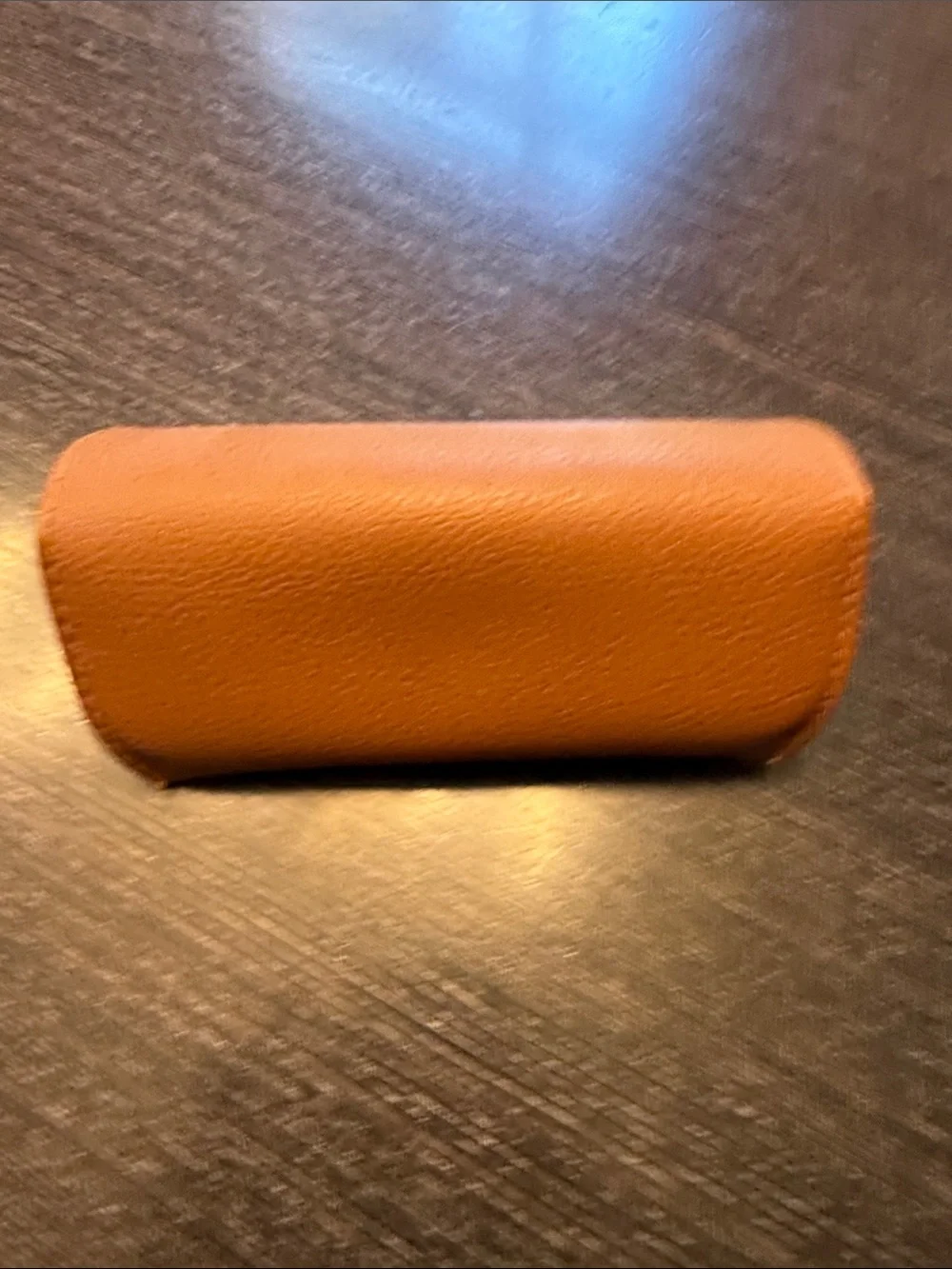 Ray-Ban Tan Leather Sunglasses Case